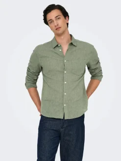 Only and Sons Kauluspaidat|Kaikki Paidat>miesten kauluspaita, CAIDEN LIFE REG