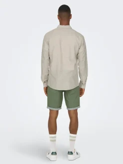 Only and Sons Kauluspaidat|Kaikki Paidat>Miesten Kauluspaita CAIDEN PELLAVA