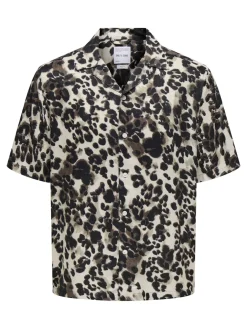 Only and Sons Kauluspaidat|Kaikki Paidat>miesten kauluspaita, ROCKET REG SS RESORT AOP SHIRT