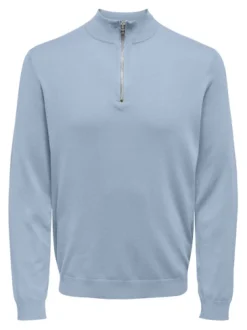 Only and Sons Neulepuserot|Kaikki Neuleet>Miesten Neulepusero, PHIL WYLER REG HALF ZIP