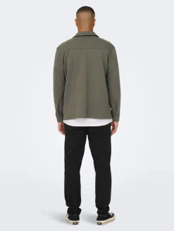 Only and Sons Paitatakit|Kaikki Paidat>miesten paita, KODYL OVERSHIRT Armeijanvihreä