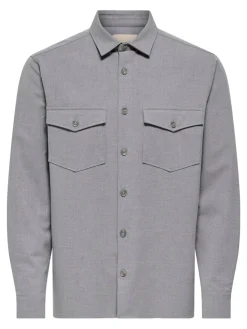 Only and Sons Paitatakit|Kaikki Paidat>miesten paitatakki ONSVENUS REG OVERSHIRT NOOS,