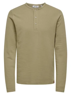 Only and Sons Pitkähihaiset Paidat|Kaikki Paidat>miesten paita, ASHFORD SLIM HENLEY