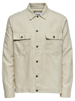 Only and Sons Paitatakit|Kaikki Paidat>Miesten Pellava Paitatakki, Kenneth Overshirt