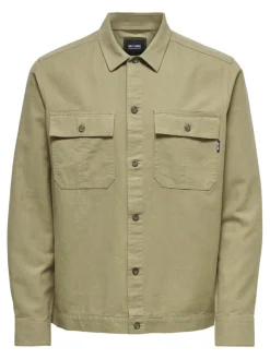 Only and Sons Paitatakit|Kaikki Paidat>Miesten Pellava Paitatakki, Kenneth Overshirt