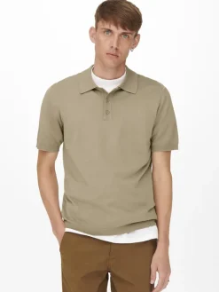 Only and Sons Pikeepaidat|Kaikki Paidat>miesten pikeepaita, WYLER LIFE POLO KNIT