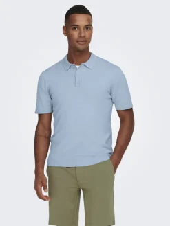 Only and Sons Pikeepaidat|Kaikki Paidat>miesten pikeepaita, WYLER LIFE POLO KNIT