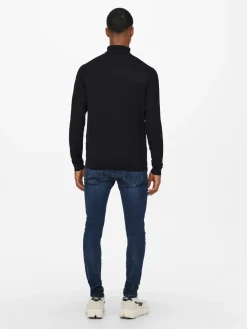 Only and Sons Neulepuserot|Kaikki Neuleet>Miesten Pooloneule, Wyler Life Roll Neck Nos