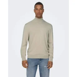 Only and Sons Neulepuserot|Kaikki Neuleet>Miesten Pooloneule, Wyler Life Roll Neck Nos