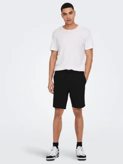 Only and Sons Shortsit|Kaikki Housut Ja Farkut>miesten shortsit, LINUS COT SHORTS
