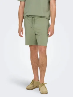 Only and Sons Shortsit|Kaikki Housut Ja Farkut>miesten shortsit, K KIAN REG SEERSUCKER SHORTS