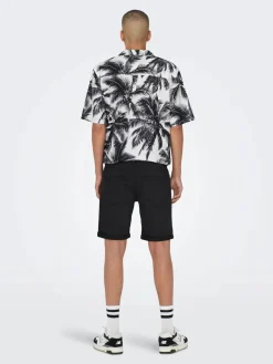 Only and Sons Shortsit|Kaikki Housut Ja Farkut>Miesten Shortsit PLY LIFE REG BLK JOG