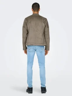 Only and Sons Kevättakit|Nahkatakit>Miesten Takki, GUS FAUX LEATHER