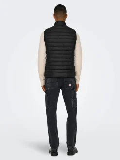 Only and Sons Talvitakit|Kevättakit>miesten toppaliivi, GAVIN LIFE LIGHT QUILTED ZIP VEST OTW