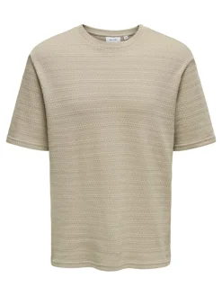 Only and Sons T-Paidat|Kaikki Paidat>miesten t-paita, GIVO REG 12 SS CREW KNIT