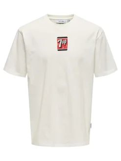 Only and Sons T-Paidat|Kaikki Paidat>miesten t-paita, 7UP RLX SS TEE