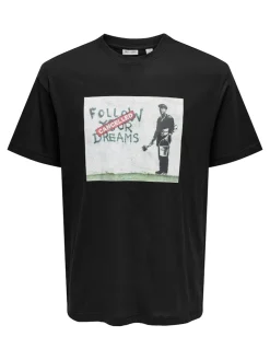 Only and Sons T-Paidat|Kaikki Paidat>Miesten T-paita, Banksy RLX Tee