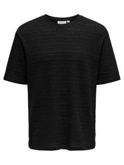 Only and Sons T-Paidat|Kaikki Paidat>miesten t-paita, GIVO REG 12 SS CREW KNIT