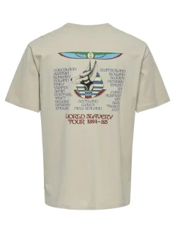 Only and Sons T-Paidat|Kaikki Paidat>miesten t-paita, IRON MADEN T-SHIRT