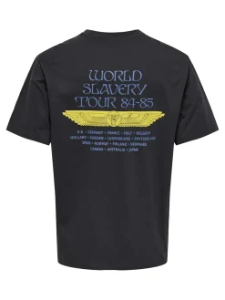 Only and Sons T-Paidat|Kaikki Paidat>miesten t-paita, IRON MADEN T-SHIRT