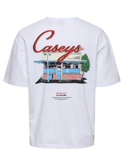 Only and Sons T-Paidat|Kaikki Paidat>Miesten T-Paita, Onsmalik Caseys Loose SS Tee