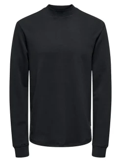 Only and Sons Collegepaidat|Kaikki Paidat>miesten turtle neck paita, ONSAIDAN REG LS SWEAT