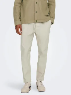 Only and Sons Chinot Ja Kangashousut|Kaikki Housut Ja Farkut>pellavahousut, LINUS CROP