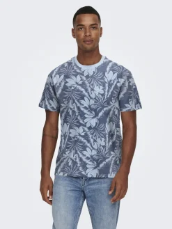 Only and Sons T-Paidat|Kaikki Paidat>t-paita, PERRY REG LEAF