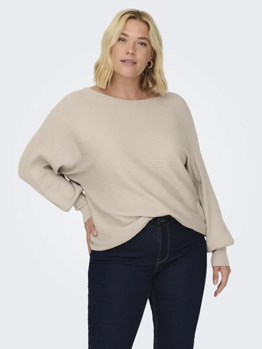 Only Carmakoma Neulepuserot|Kaikki Neuleet>naisten neule, CARNEW ADALINE L/S PULLOVER KNT