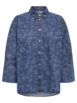 Only Paitapuserot|Kaikki Paidat>naisten paita, ONLGRACE 3/4 SHIRT ROSE Indigo