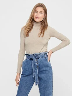 Only Neulepuserot|Kaikki Neuleet>Naisten Pooloneule ONLVENICE LS ROLL PULLOVER