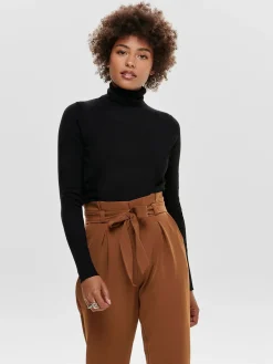 Only Neulepuserot|Kaikki Neuleet>Naisten Pooloneule ONLVENICE LS ROLL PULLOVER