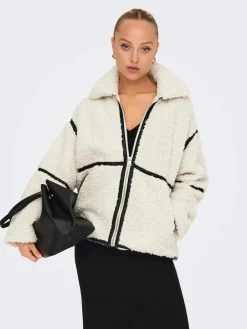 Only Kevättakit|Teddytakit Ja Tekoturkikset>naisten teddytakki, ONLPARIS TEDDY JACKET LIFE