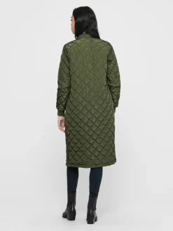 Only Kevättakit|Tikkitakit>Naisten Tikkitakki ONLJESSICA X-LONG QUILTED COAT NOOS Armeijanvihreä