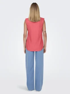 Only Topit|Kaikki Paidat>Naisten Toppi, ONLKIMMI S/L TOP WVN NOOS