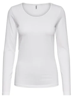 Only Pitkähihaiset Paidat|Kaikki Paidat>naisten trikoopaita, OLNLIVE LOVE LIFE LS TOP