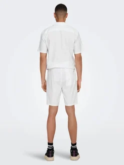 Only and Sons Shortsit|Kaikki Housut Ja Farkut>ONSLINUS 0007 COT LIN SHORTS NOOS