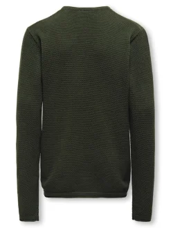 Only and Sons Junior Neulepuserot|Kaikki Neuleet>OSJPANTER REG CREW KNIT NOOS