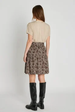 Philosophy Blues Original Hameet|Kaikki Mekot Ja Hameet>naisten hame, LANORA SKIRT Ruskea Kuosi