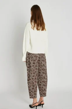 Philosophy Blues Original Suorat Housut Ja Kangashousut|Kaikki Housut Ja Farkut>naisten hosuut, LEOTANA PANTS Ruskea Kuosi