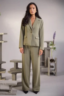 Philosophy Blues Original Suorat Housut Ja Kangashousut|Kaikki Housut Ja Farkut>naisten housut Malto Pants, vaalea armeijanvihreä