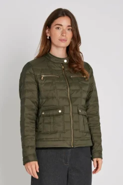 Philosophy Blues Original Talvitakit|Kevättakit>naisten takki, PUFFY LUCY DOWN JACKET Armeijanvihreä