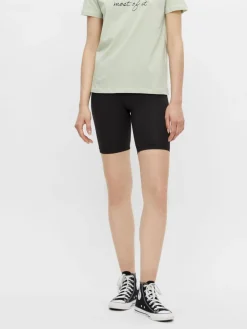 Pieces Shortsit Ja Caprit|Kaikki Housut Ja Farkut>Naisten Pyöräilyshortsit PCKIKI SHORTS Musta