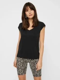 Pieces T-Paidat|Kaikki Paidat>, Naisten T-paita, Pckamala Tee Noos Bc Musta