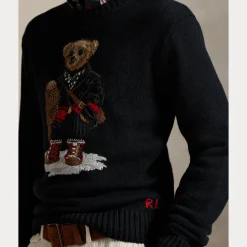Polo Ralph Lauren Neulepuserot|Kaikki Neuleet>miesten neulepusero Holiday Polo Bear,