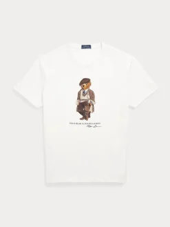 Polo Ralph Lauren T-Paidat|Kaikki Paidat>miesten t-paita, CUSTOM SLIM FIT POLO BEAR JERSEY TSHIRT