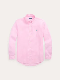 Polo Ralph Lauren Kauluspaidat|Kaikki Paidat>miesten kauluspaita, POLO LINEN SHIRT LS CUSTOM FIT