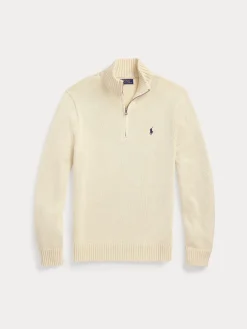 Polo Ralph Lauren Neulepuserot|Kaikki Neuleet>miesten neule, COTTON HALF ZIP PULLOVER