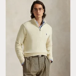 Polo Ralph Lauren Neulepuserot|Kaikki Neuleet>miesten neule, COTTON HALF ZIP PULLOVER