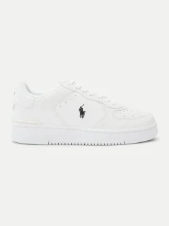 Polo Ralph Lauren Tennarit Ja Lenkkarit|Kaikki Kengät>Miesten Kengät, MASTERS CRT-SNEAKERS-LOW TOP LACE ALL WHITE